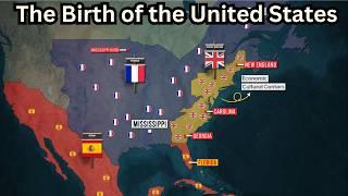 How the United States Became Independent, mapped - American Revolution Animated DOCUMENTARY