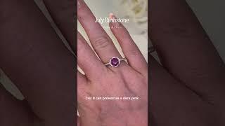 Happy first of July: Ruby and Onyx July's Birthstone #gemporia #birthstone #july #ruby #onyx