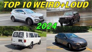 Top 10 Weirdest Cars We Straight Piped in 2024!