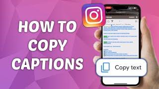 How to Copy Instagram Captions