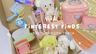 Viral Pinterest finds from Amazon India | Aesthetic decor and stationery haul India