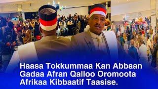 Abbaan Gadaa Afran Qalloo Oromoota Afrikaa Kibbaatif Tokkummaa Dhaamuun Gorse.
