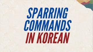 Taekwondo Korean Terms: Kyorugi (Sparring) Commands