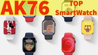 AK76 Smart Watch New Reloj Inteligente Iwo 6 Series Siri Barato FK88 U98 K6