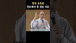 한국승복을 인도에서 못입는 이유 #자현스님#불교#한옥#한류