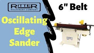 Ritter Machinery | R933 Double Sided Oscillating Horizontal Edge Belt Sander