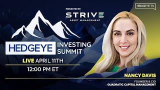 Hedgeye Investing Summit Spring 2024 | Nancy Davis, Founder & CIO, Quadratic Capital Management