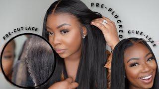 *NEW* PRE-EVERYTHING AIR LACE 13x6 SILKY STRAIGHT WIG GLUELESS INSTALL | FT. MYFIRSTWIG