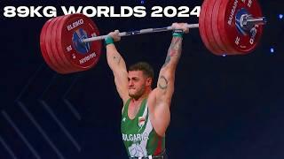 Men's -89kg World Championships 2024 | Full Session (Karlos Nasar World Records!)