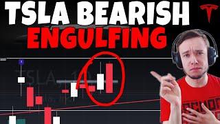 TESLA Stock - TSLA Bearish Engulfing Candle.. But There Hope (For Now)