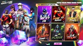 MAGIC CUBE STORE UPDATE, NEXT MAGIC CUBE BUNDLE | FREE FIRE NEW EVENT | FF NEW EVENT 7TH ANNIVERSARY