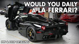 Daily-Driven La Ferrari Gets a Hypercar Detailing Makeover!