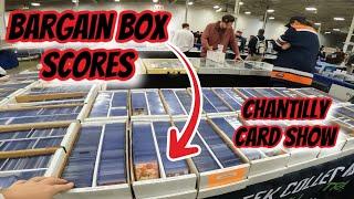 Chantilly Sports Card Show BARGAIN BOX Shopping