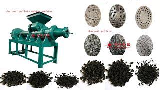 Coal Pellet Briquette Machine/Charcoal Stick Extruder Activated Carbon Pellet Making Machine