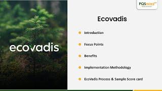 Ecovadis Assessment (Business Rating- For Buyers and  Suppliers)