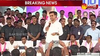 Minister KTR Speech at Shadnagar Public Meeting | Hyderabad - Watch Exclusive