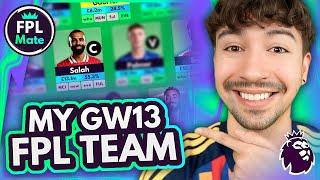 FPL GW13 TEAM SELECTION | Captain Dilemmas! ‍️©️ | Gameweek 13 Squad, Transfers & Captain