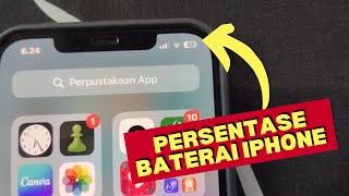 Cara menampilkan persentase baterai di hp iphone 12