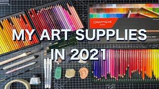 My favourite art supplies in 2021!