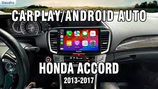 How to install Dasaita G12 Head Unit for Honda Accord 2013-2017 | DIY Upgrade | CarPlay Android Auto