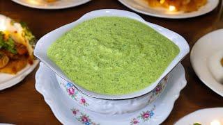 Yogurt Chutney چتنی سبز مخصوص تمام کباب ها علاقمند همیشگی این چتنی خواهید شد Green chutney recipe