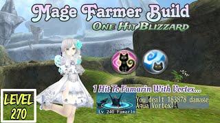 Toram Online - Mage Farmer Build Level Cap 270 | Mage Luk Build 1 Hit Blizzard