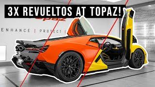 THREE Lamborghini Revueltos at Topaz!