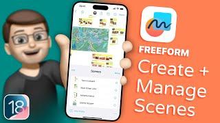 How to Organise Your Freeform Boards Better with Scenes in iOS 18