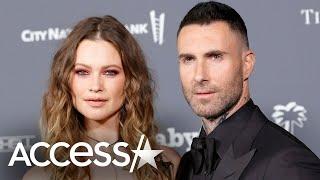 Adam Levine Debuts New Face Tattoo On Date Night w/ Behati Prinsloo