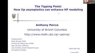 ARMA Hydraulic Fracturing Community (HFC) Robe Talk Series,. Anthony Peirce, Jun 3, 2020