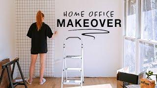 Creating A *Pinterest Worthy* Home Office // DIY Room Makeover