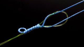 Easy knot to join fishing leader with main line