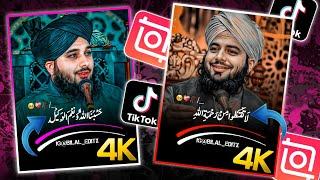 How To Make Ajmal Raza Qadri Urdu Islamic Video Editing In Inshot 2025 | How To Edit Islamic Video