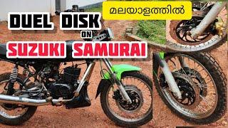 duel disk  | duel disk on suzuki samurai | duel disk on suzuki max100 | max100 modified | Shogun