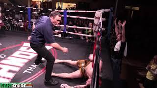 Rob Doyle KO's Eoin McCarthy with seconds left in Round 3