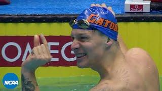 Caeleb Dressel record 100 freestyle at 2017 NCAA championships