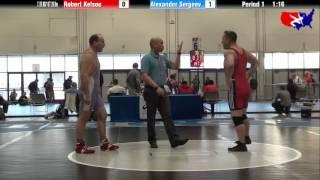 Robert Kelsoe vs. Alexander Sergeev at 2013 Veterans Nationals - Greco