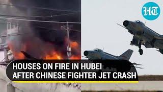 China’s J-7 fighter jet crashes in Hubei setting houses on fire; 1 killed, pilot safe | Report