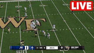 NCAAF LIVE Duke Blue Devils vs Wake Forest Demon Deacons | Week 14 Full Game 2024College Football25