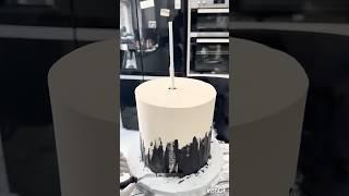 Decorate a 2 tiers cake with me. #cakedecorating #cakedesign  #learnwithme #fypシ゚viral