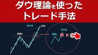 【最強】ダウ理論を使ったFXトレード手法！ここをシンプルに狙えばOK！