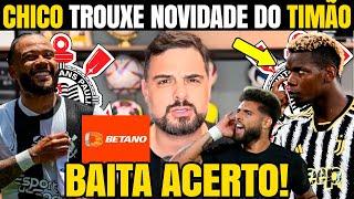 NOTÍCIA QUENTE NO CORINTHIANS! NOVO PATROCINADOR CONFIRMADO! NOTÍCIAS DO TIMÃO