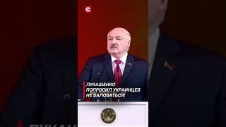 Лукашенко попросил украинцев не баловаться! #shorts #лукашенко #новости #политика #украина #россия