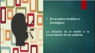 El Español en América Latina/ Variaciones fonéticas, morfológicas, sintácticas y léxicas.