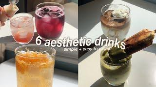 6 aesthetic + simple drink ideas you need to try!