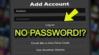 How To Log Into ANY ROBLOX ACCOUNT Without a Password *2025* (NO PASSWORD REQUIRED)