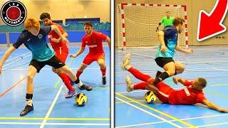 I Played in a PRO FUTSAL MATCH & It Got DANGEROUS! (Football Skills & Goals)