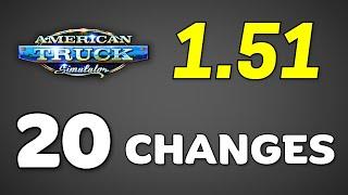 RELEASED: ATS 1.51 Full Version ● All 20 Changes in the New Update ● American Truck Simulator