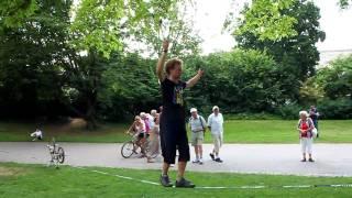 ‍️ Andy Lewis' Gravity-Defying Stunt: Slackline Backflip 360! 