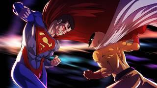 SAITAMA VS SUPERMAN FULL FIGHT Fan Animation | OPM | DC